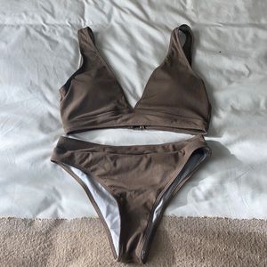 Brown Shein Bikini Size L